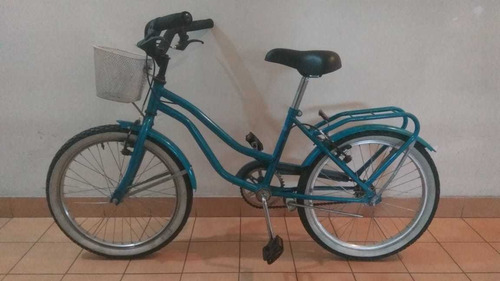 Bicicleta Rodado 20 Akira Color Turquesa Metalico San Martin