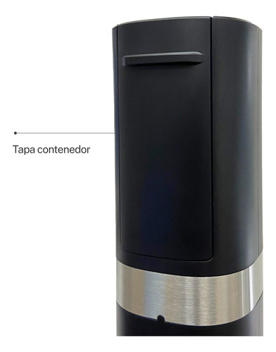 Salero Y Pimentero Electrico Smart-tek Usb Color Negro