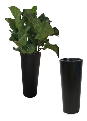 2 Piezas De Maceta Minimalista De Plástico Ficus 60 Exterior