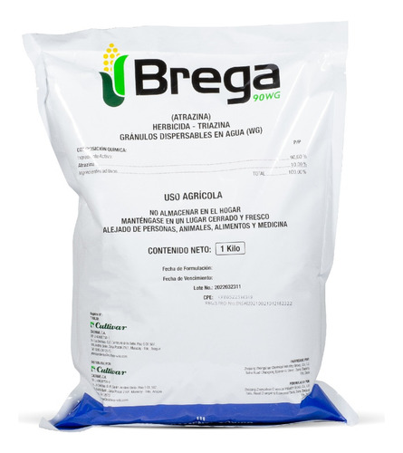 Brega (atrazina) Herbicida De Uso Agricola X 1 Kg