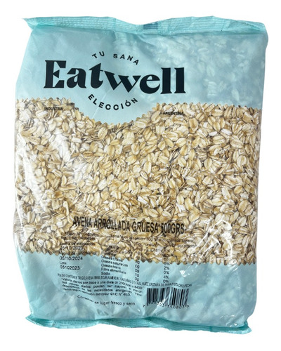 Avena Arrollada Gruesa Eatwell Tu Sana Eleccion X 500grs