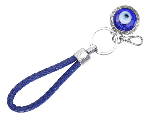5 Llaveros De Ojo De La Suerte Azul Turco Amuleto Colgante L