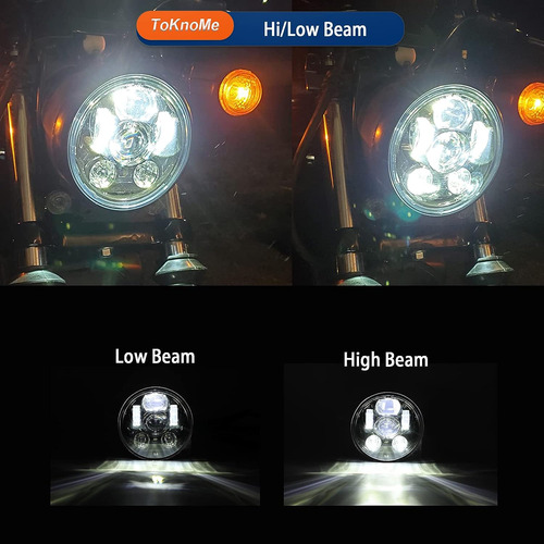 Faro Led Toknome De 5-3/4 De 5,75 Pulgadas Compatible Con...