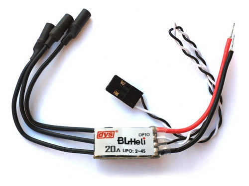 Controlador Brushless Esc Fingertech Con Reversa 20a 2-4s