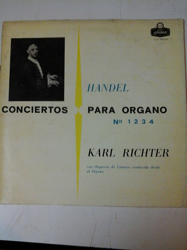 Vinilo 4314 - Handel - Conciertos Para Organo N° 1 2 3 4 