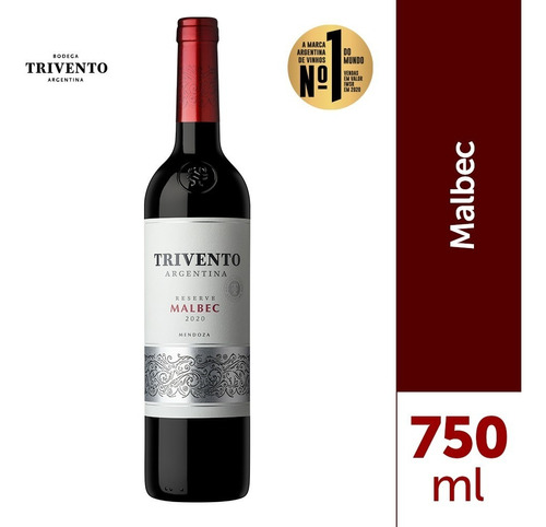 Vinho Argentino Tinto Malbec Reserva Trivento 750ml