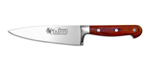 Cuchillo Trento Gourmet 6'' 15 Cms Hoja Forjado Cabo Madera