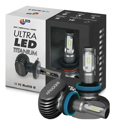 Kit Ultra Led Titanium Shocklight 10000lumens No Par 12/24v H11