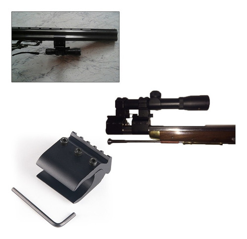 Imagen 7 de 8 de Adaptador De Montura Para Cañón Riel Picatinny Para Rifle