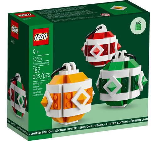 Lego Special Edition Set De Adornos Navideños 40604 - 182 Pz