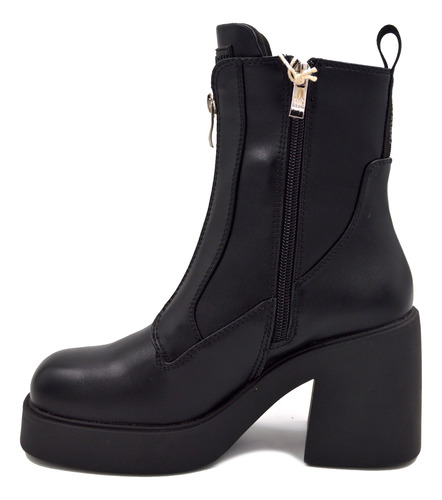 Bota Mujer Urban Cow Armony Cierre Ecocuero Plataforma Moda