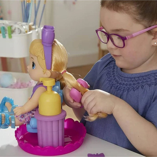 Boneca Baby Alive Cabelos Estilosos Loira F5112