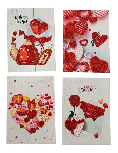128 Tarjetas Dia Del Amor Amistad San Valentin Flores