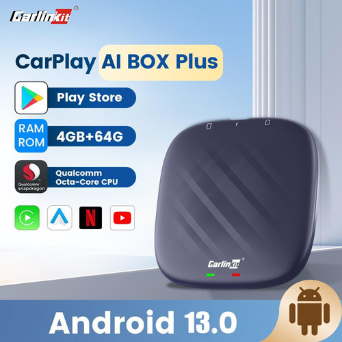 Carlinkit Carplay Ai Box Plus Android 13 4+64 Gb 4g Lte Sim