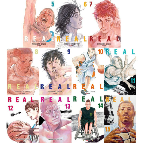 Mangá Real Volume 5 Ao 15 Lacrado Panini