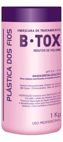 Plastica Dos Fios Botox Alisa E Reduz Volume 1kg