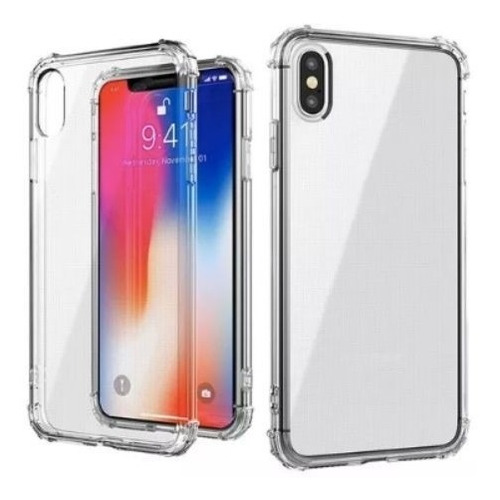 Imagen 1 de 1 de Carcasa Transparente Antigolpes Para iPhone X/xs Xsmax Xr