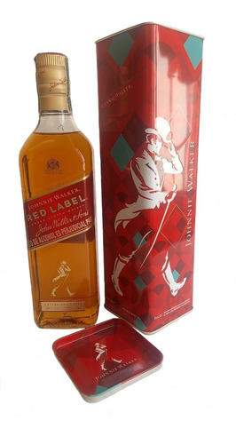 Whisky Red Label Estuche Metál - mL a $139