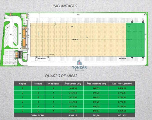 Imagem 6 de 6 de Galpão Comercial Para Locação, Condomínio Fechado, Canutama, Belém/pa. - Ga0730