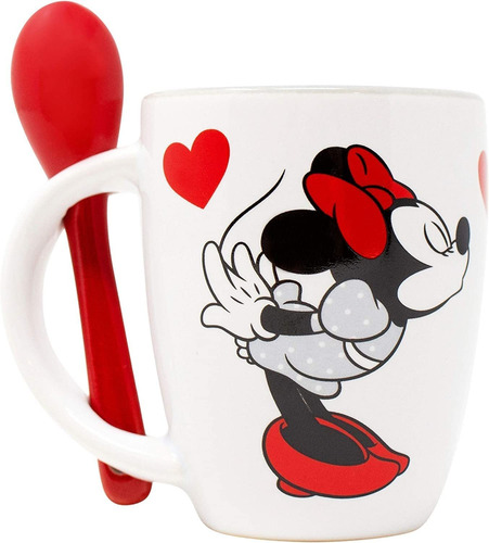 Disney Taza Con Cuchara De Espresso De Mickey N Minnie