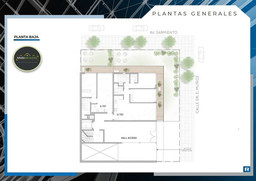 Imagen 11 de 11 de Urban Punta Carretas Ii (101) - Venta Apartamento 1 Dormitorio En Punta Carretas - Terraza - En Obra Estrena 2023!