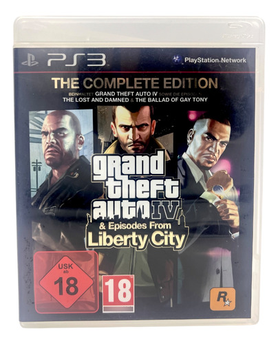 Jogo Mídia Física Ps3 - Gta Iv E Episodes From Liberty City (Usado)