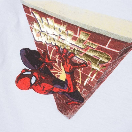 Polera Spiderman Manga Larga, Marvel