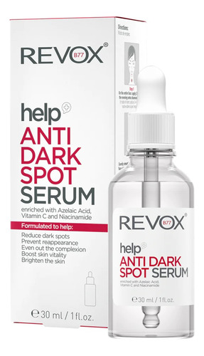 Revox Help Anti Dark Spot · Suero Anti Manchas Tipo de piel Todo tipo de piel