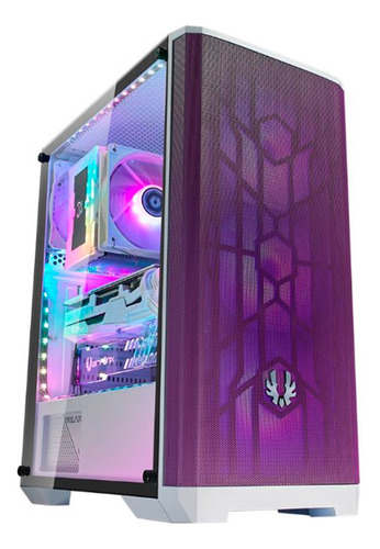 Case Bitfenix Nova Mesh: Argb, Vidrio Blanco Bfc-nse-300-wwg