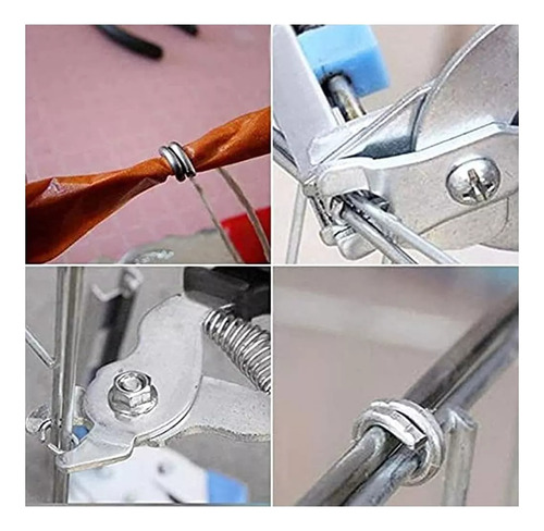 B Kit De Clavos Y Alicates Para Atar Jaulas Tipo M
