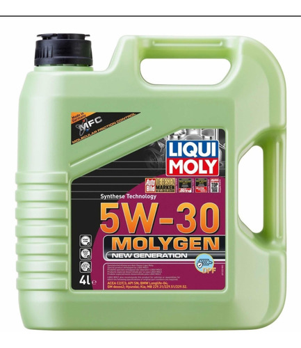 Aceite Para Motor Liqui Moly Sintetico 5w-30 Moly Gen