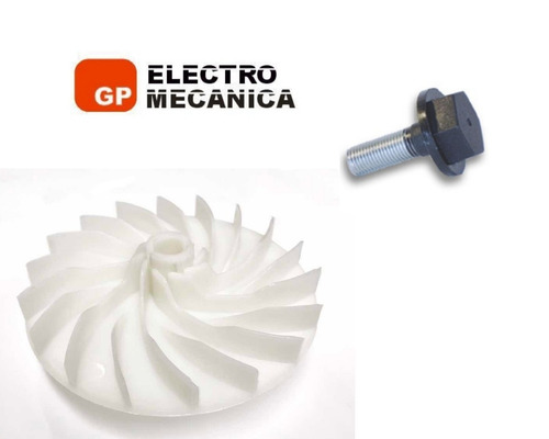 Imagen 2 de 9 de Turbina Con Bulon Cortadora De Cesped Dibra Kit Original