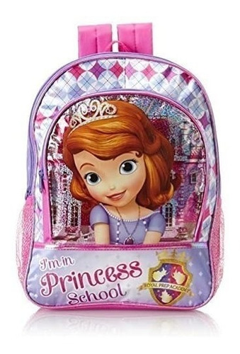 Bolso Morral De Princesa Sofia Rosa Niñas Importada