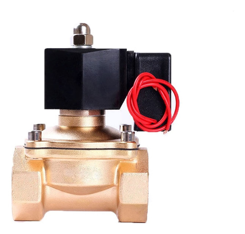 1-1 Valvula Solenoide Laton Normalmente Cerrada Ahorro 4 24v