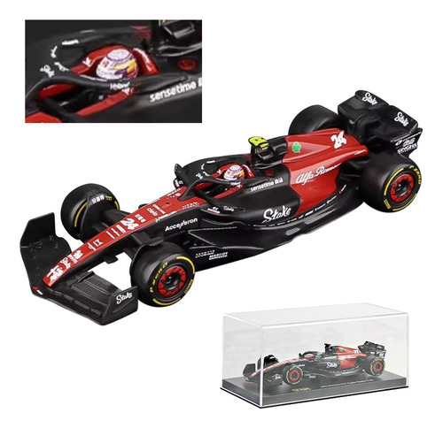 Bburago 1:43 2023 Alfa Romeo C43 #24 Guanyu Zhou F1 Mode [u]