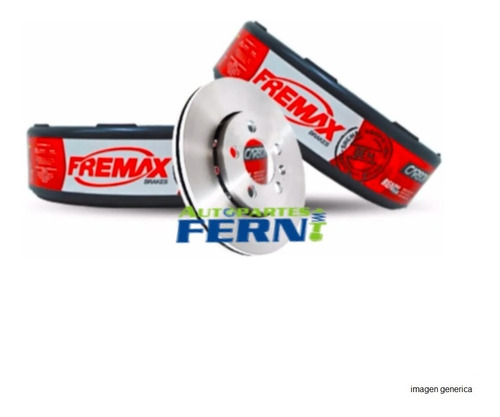 Kit X2 Discos De Freno Fremax Fiat 125 1968-1983