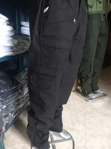 Pantalón Color Negro Airsoft Policia