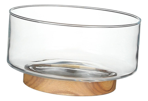 Bandeja Nórdica Para Servir Con Pedestal De Madera, S