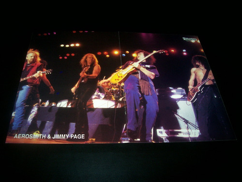 Poster Aerosmith * Pearl Jam * 40 X 29 (b033)