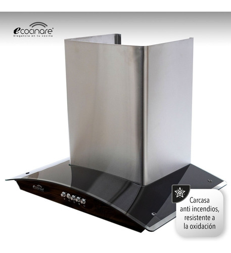 Imagen 9 de 9 de Campana De Cocina 60cm Para Pared Extractora Y Purificadora