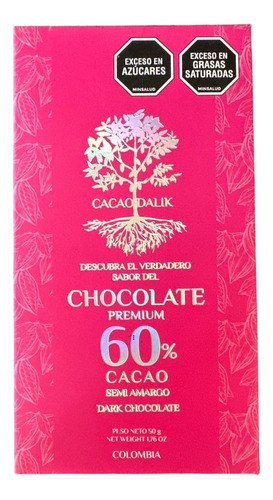 Chocolatina De Cacao Puro Al 83%, 70% Y - Kg a $220