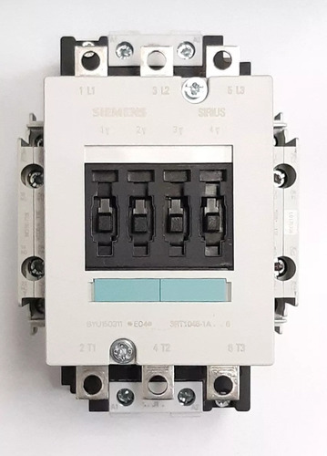 Contactor Tripolar 80a 400v 0na+0nc-siemens