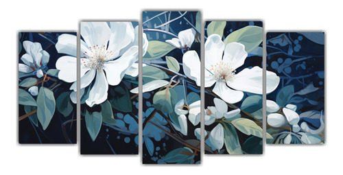 150x75cm Pinturas Decorativas De Higuera En Blanco Flores