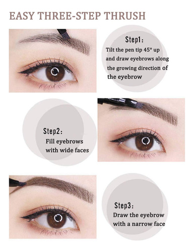Lápiz De Tatuaje De Cejas: Lápiz De Cejas Microblading Imper