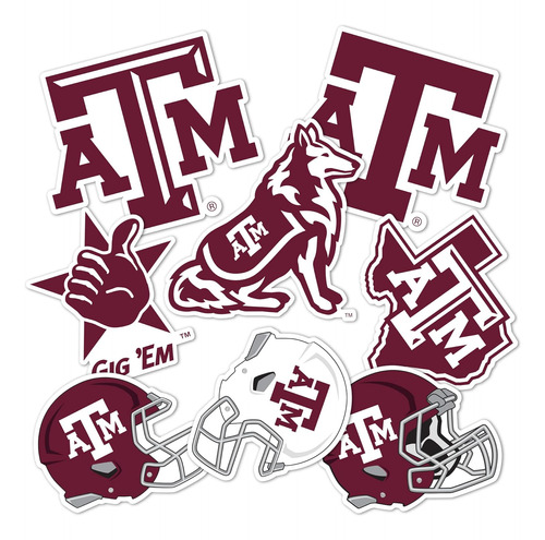 Pegatina De Universidad De Texas A&m Aggies Tamu Sticke...