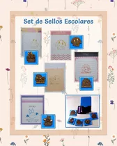 Comprar Set Escolar De Sellos Docentes N 6 - Sellos Almoh Tint Caja Negro Negro