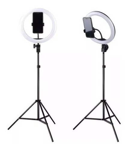 Ring Light 26cm Iluminador Portátil C Tripé Grande E Sup Cel