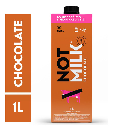 Bebida à Base de Plantas Chocolate NotCo Not Milk Caixa 1l