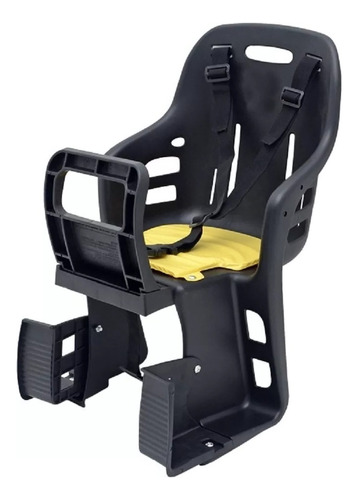 Asiento Trasero Bicicleta Niños Niñas Infantil Sillon Color Negro