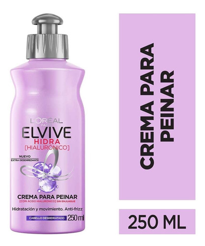 Elvive L´oréal Crema Para Peinar Hidra Hialurónico 250ml